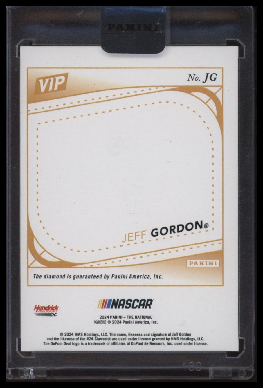 2024 Panini National VIP Jeff Gordon #JG #/3