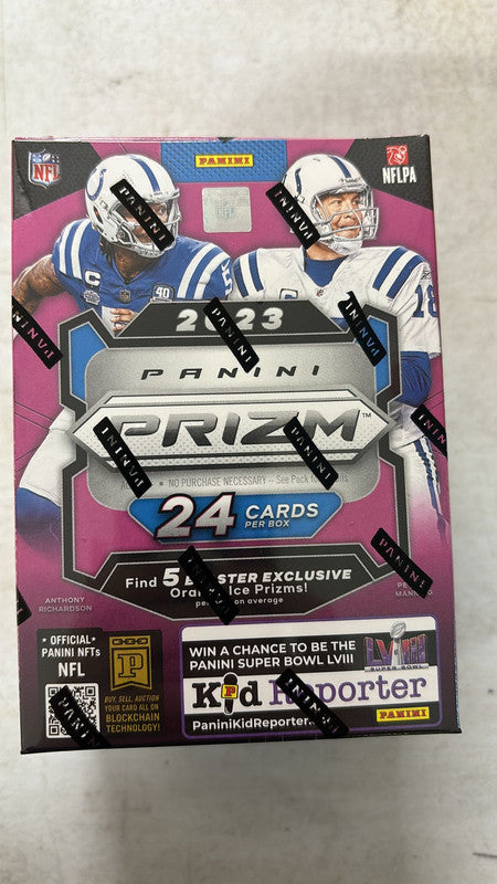 2023 Panini Prizm Football 6-Pack Hobby Blaster Box (Orange Ice Prizms)