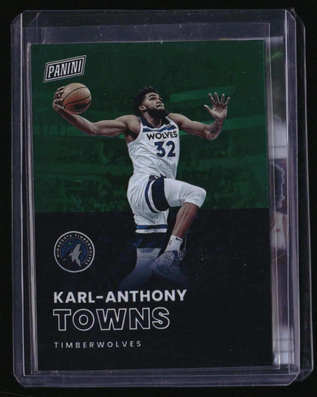 2022 Panini National Sports Collectors Convention Karl-Anthony Towns Green #/5