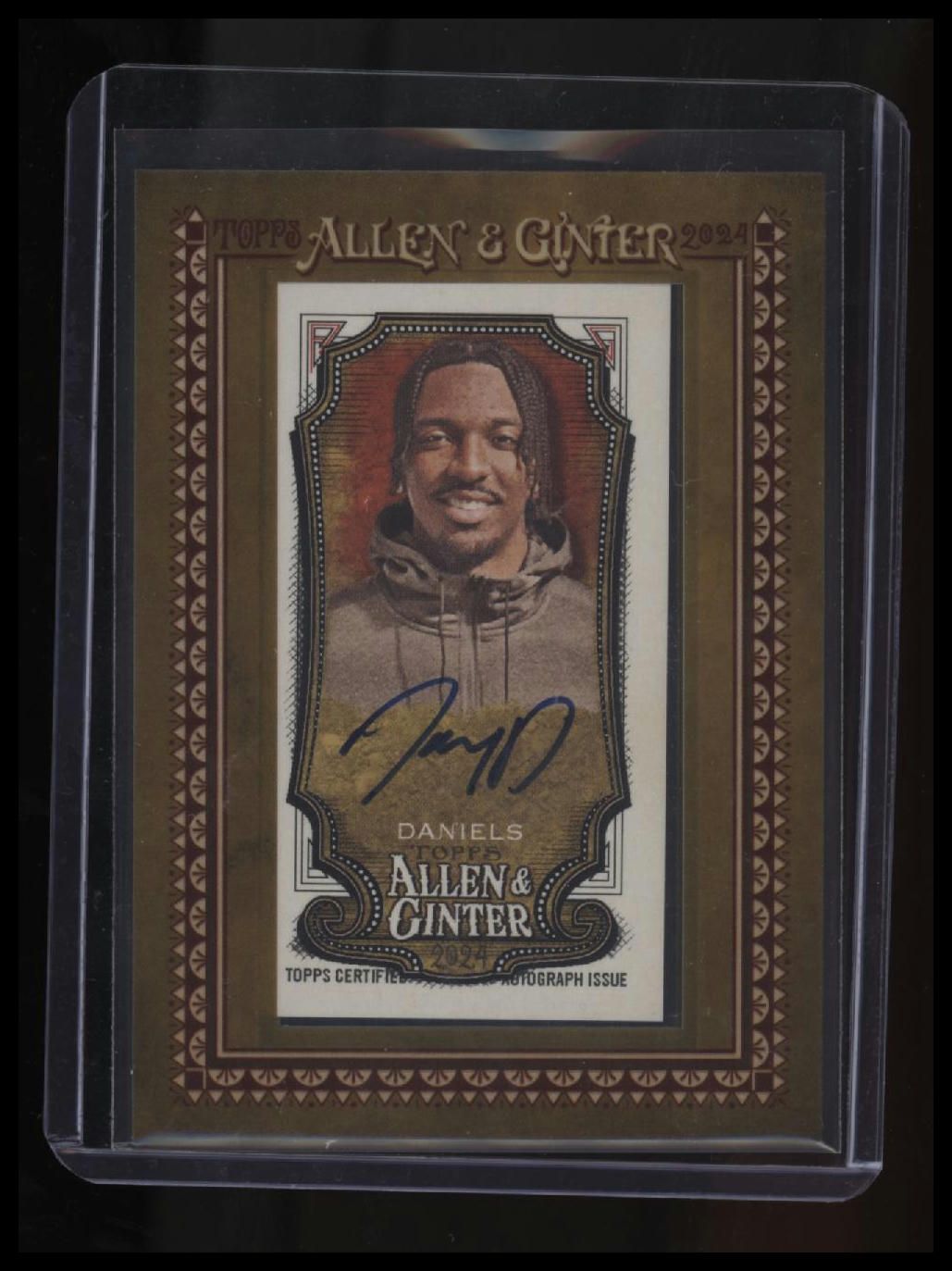 2024 Allen &amp; Ginter Jayden Daniels Mini Auto