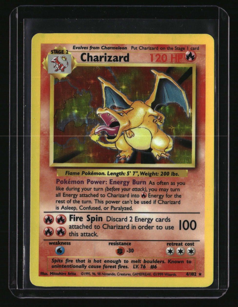 Base Set Charizard MP 10002295