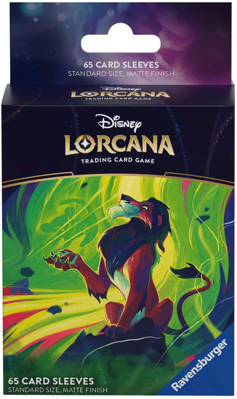 Disney Lorcana: Azurite Sea Card Sleeves (Scar)