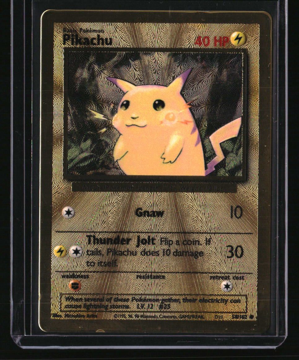 Miscellaneous Cards &amp; Products Pikachu - 58/102 (Celebrations Metal Card)