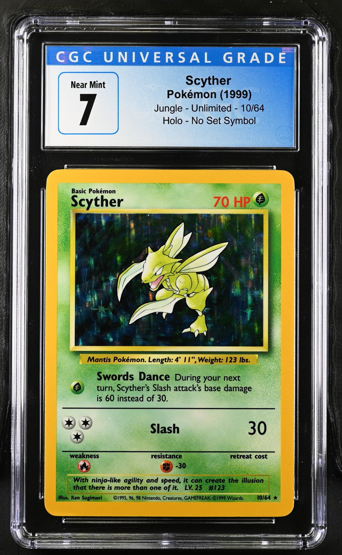 1999 Jungle - Unlimited Scyther CGC 7