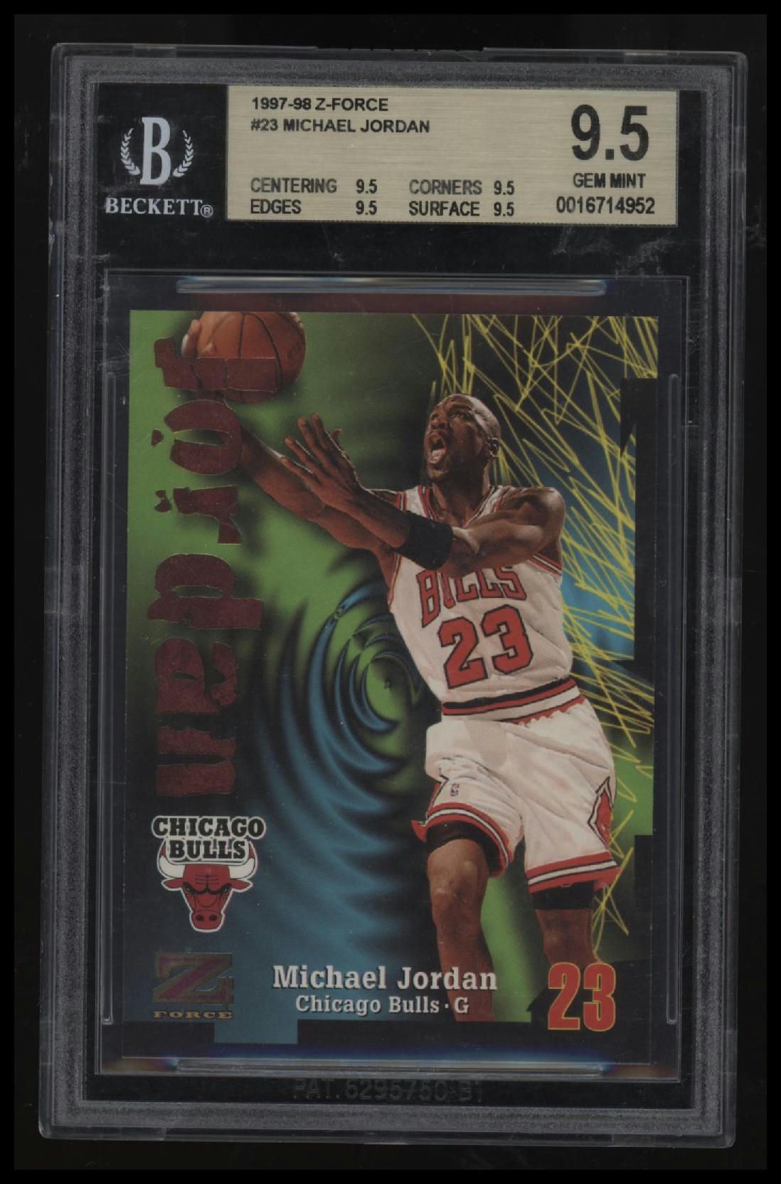 1997-98 Z-Force Michael Jordan BGS 9.5