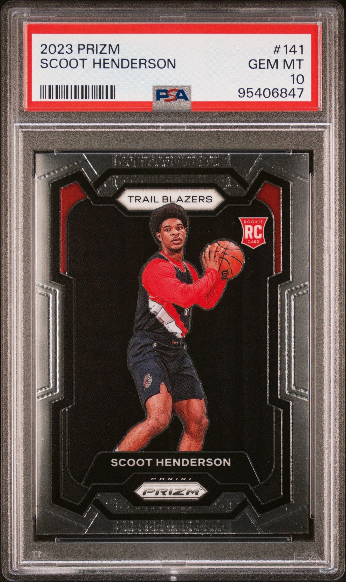 2023 Panini Prizm Scoot Henderson PSA 10