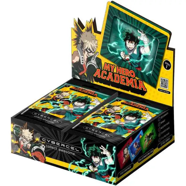 Cybercel Trading Cards Series 1 My Hero Academia Booster Box