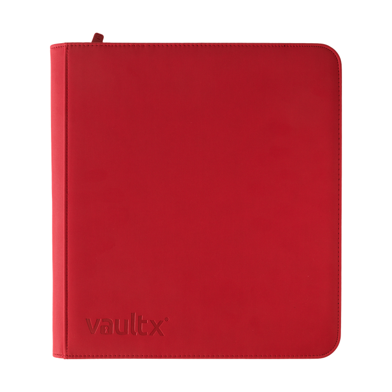 Vault X: ExoTec 12-Pocket Zip Binder (Fire Red)