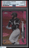 2020 Topps Chrome Update #U58 Luis Robert Update-Pink Wave Ref. PSA 10