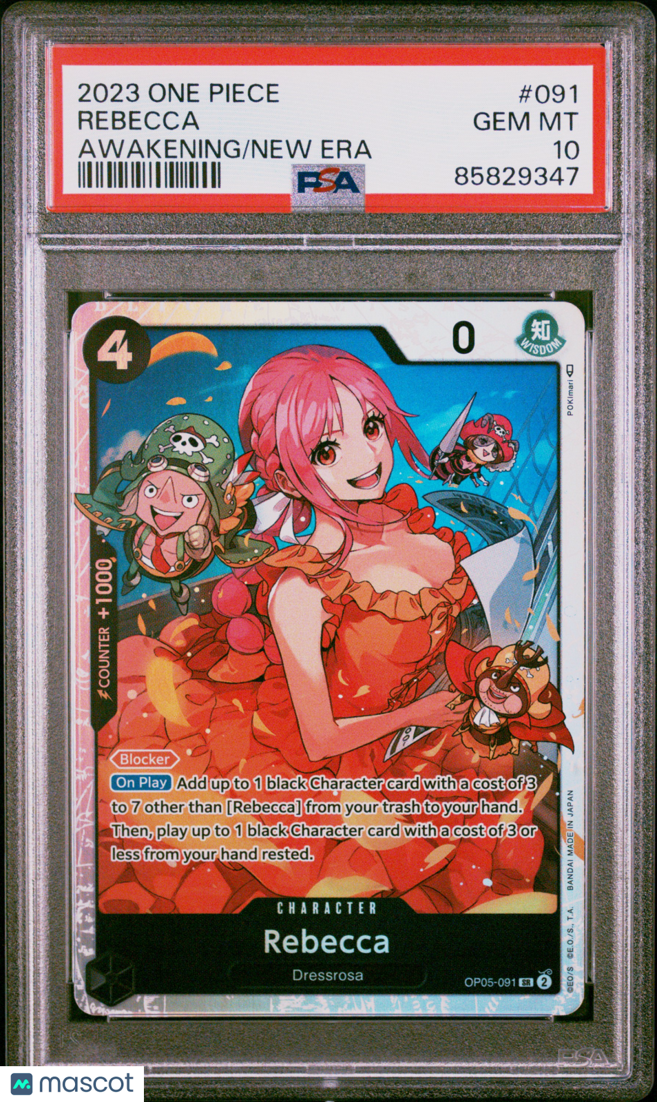 2023 One Piece Awakening Of The New Era Rebecca PSA 10