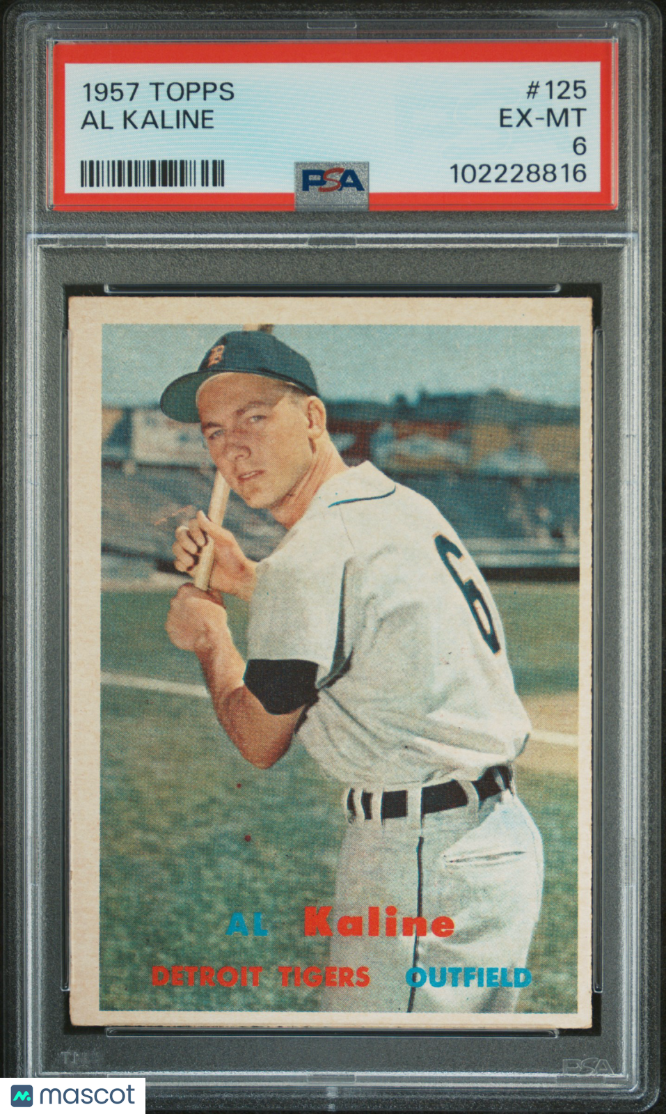 1957 Topps Al Kaline PSA 6