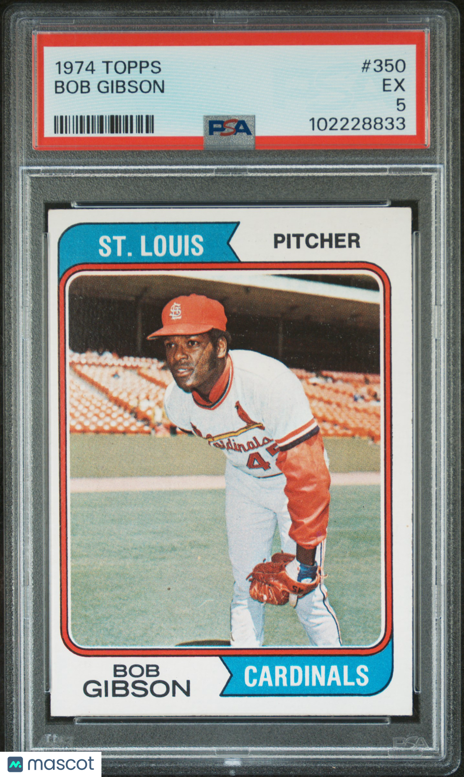 1974 Topps Bob Gibson PSA 5