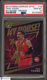 2019 Panini Donruss Optic My House! #18 Trae Young My House!-Orange PSA 10