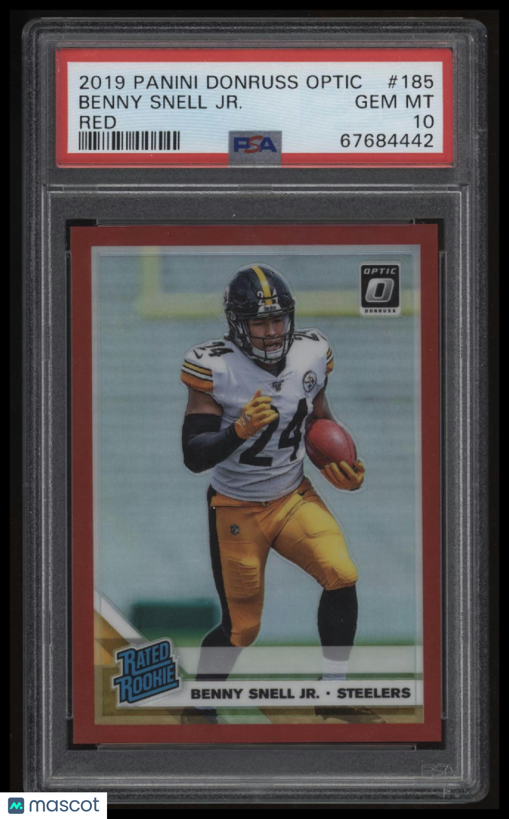 2019 Panini Donruss Optic Benny Snell Jr. Red PSA 10