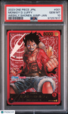 2023 One Piece Japanese Promos Monkey D. Luffy Weekly Shonen Jump-Jan PSA 10