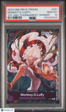 2023 One Piece Promos Monkey D. Luffy 1st Anv Tournament-Winner PSA 10