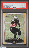 2014 Topps Brandin Cooks Gold Border PSA 8