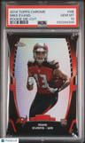 2014 Topps Chrome Rookie Die-Cut Mike Evans Rookie Die-Cut PSA 10