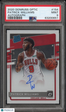 2020 Panini Donruss Optic #154 Patrick Williams Autograph PSA 9