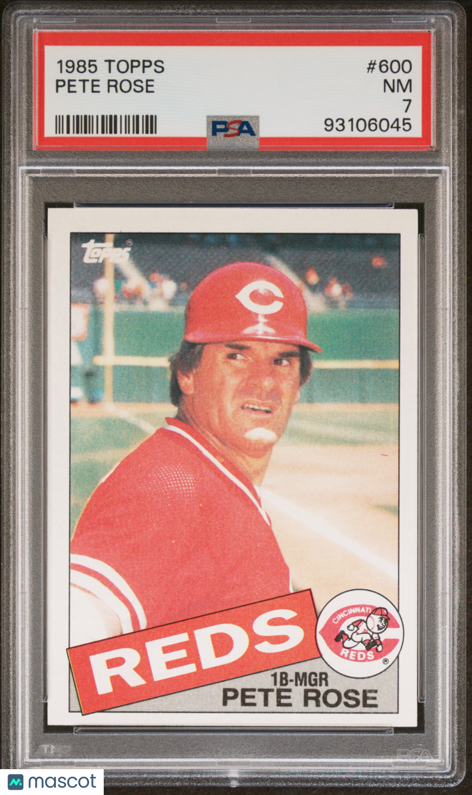 1985 Topps Pete Rose PSA 7