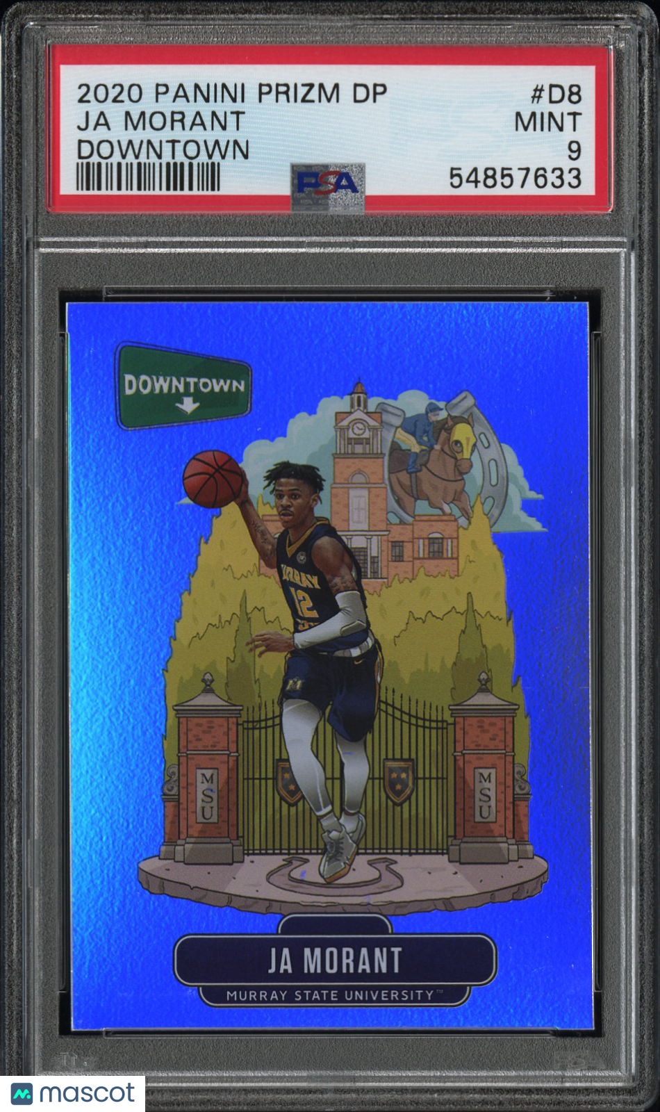 2020 Panini Prizm Draft Picks Downtown Ja Morant Downtown PSA 9