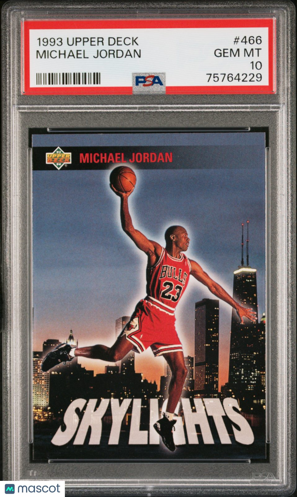 1993 Upper Deck #466 Michael Jordan PSA 10