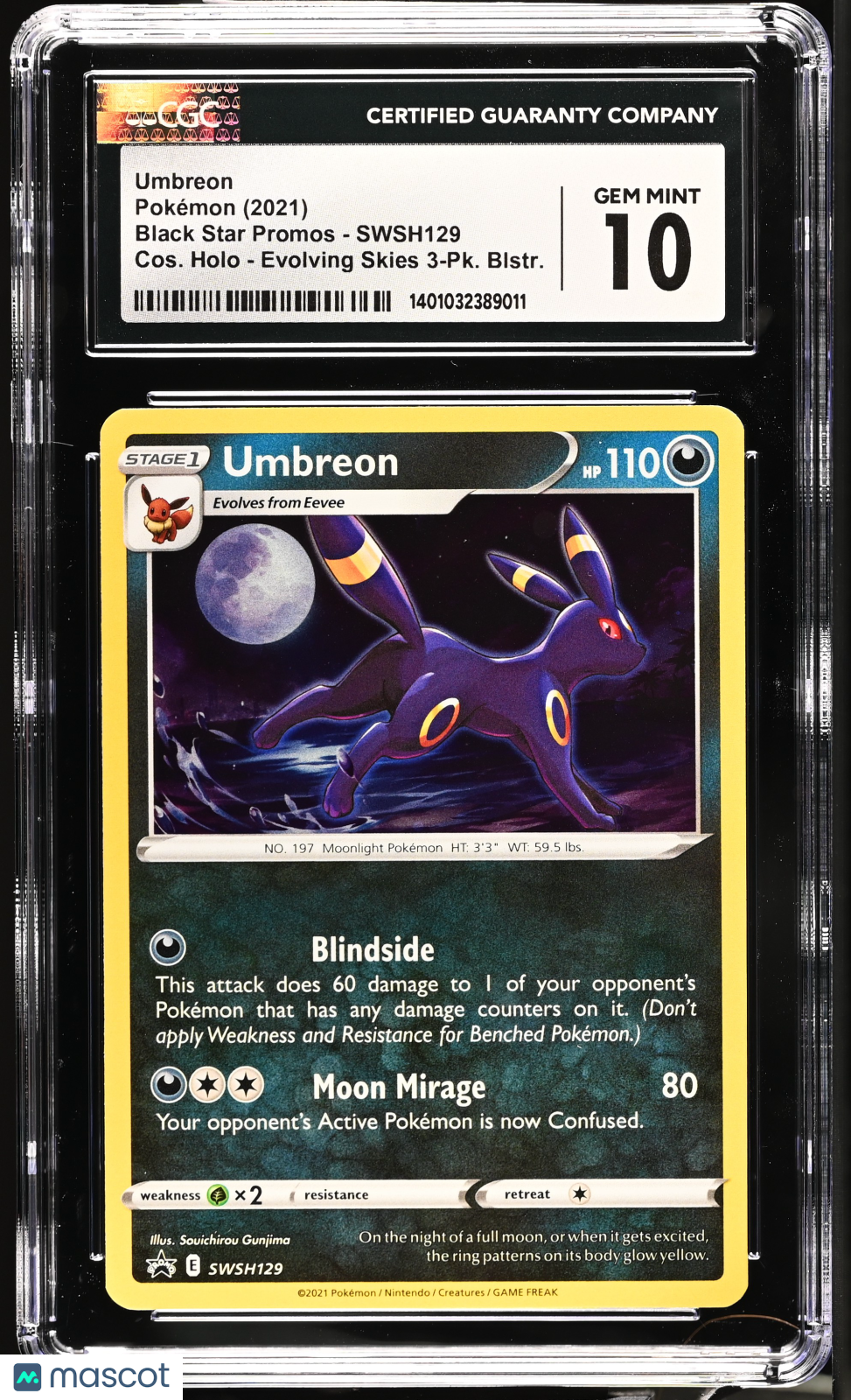 2021 Black Star Promos - Sword &amp; Shield Umbreon CGC 10