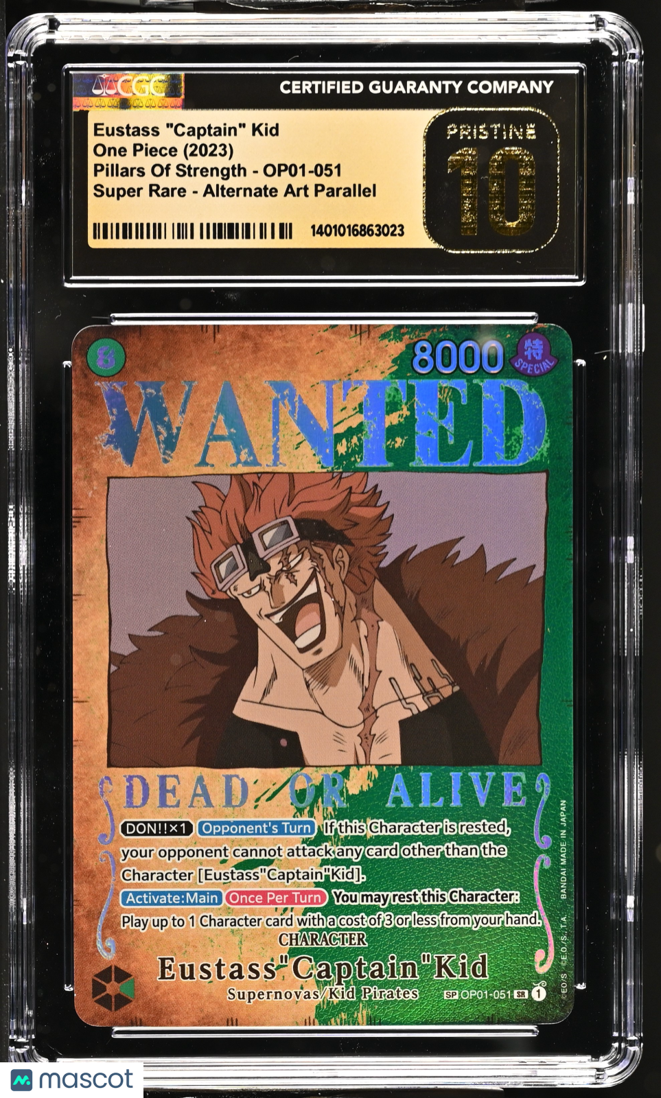 2023 Pillars Of Strength Eustass &quot;Captain&quot; Kid CGC 10