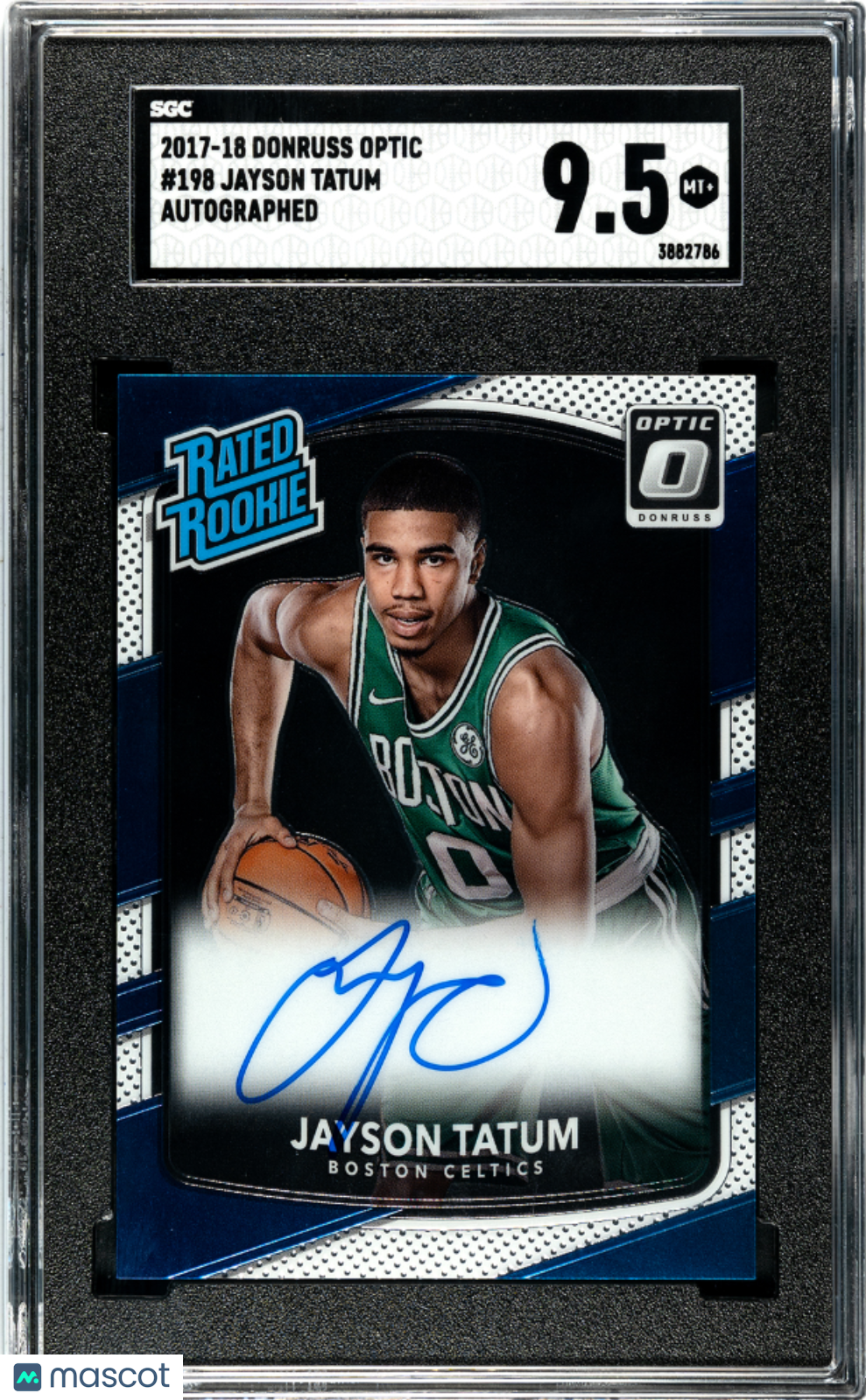 2017-18 Donruss Optic Jayson Tatum Auto. SGC 9.5