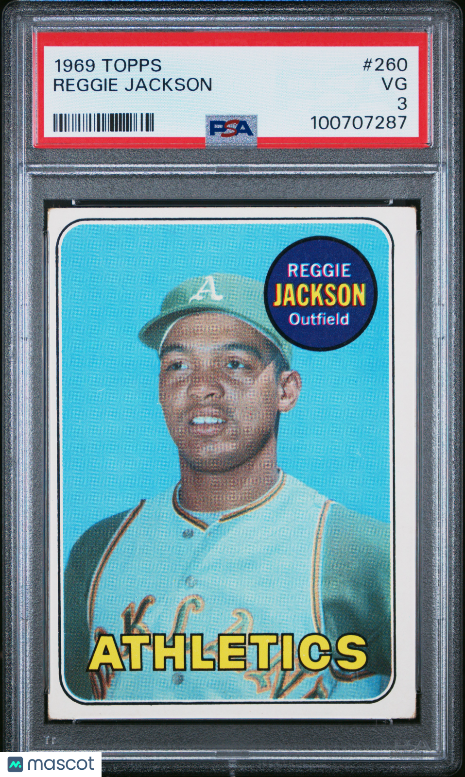 1969 Topps Reggie Jackson PSA 3