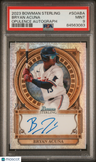 2023 Bowman Sterling Sterling Opulence Autographs #SOABA Bryan Acuna PSA 9