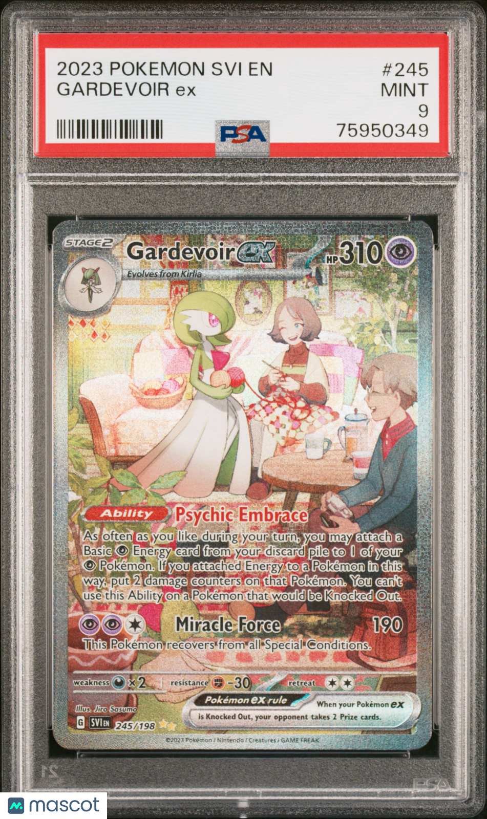 2023 Pokemon Gardevoir Ex Special Illustration Rare PSA 9 75950349