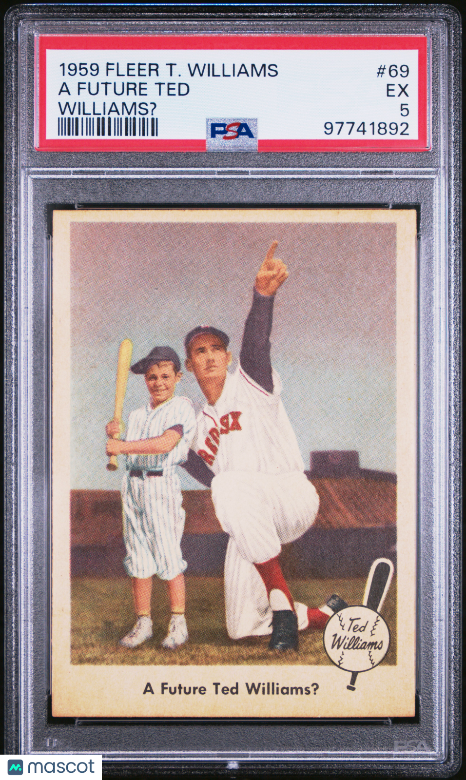 1959 Fleer Ted Williams A Future Ted Williams? PSA 5