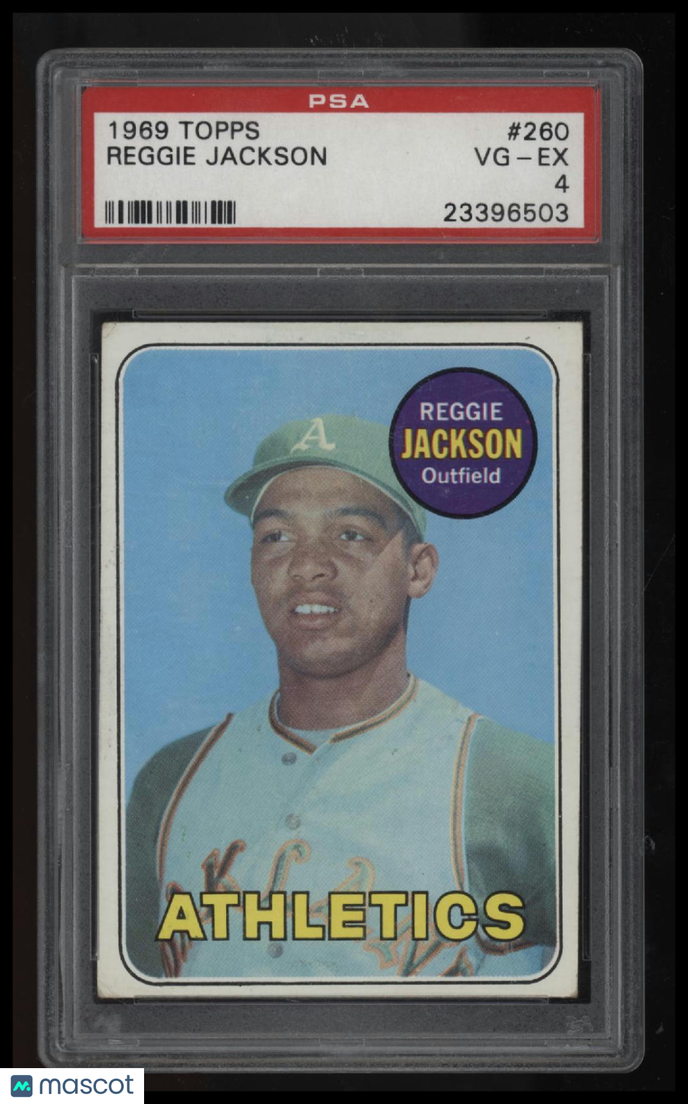 1969 Topps Reggie Jackson PSA 4