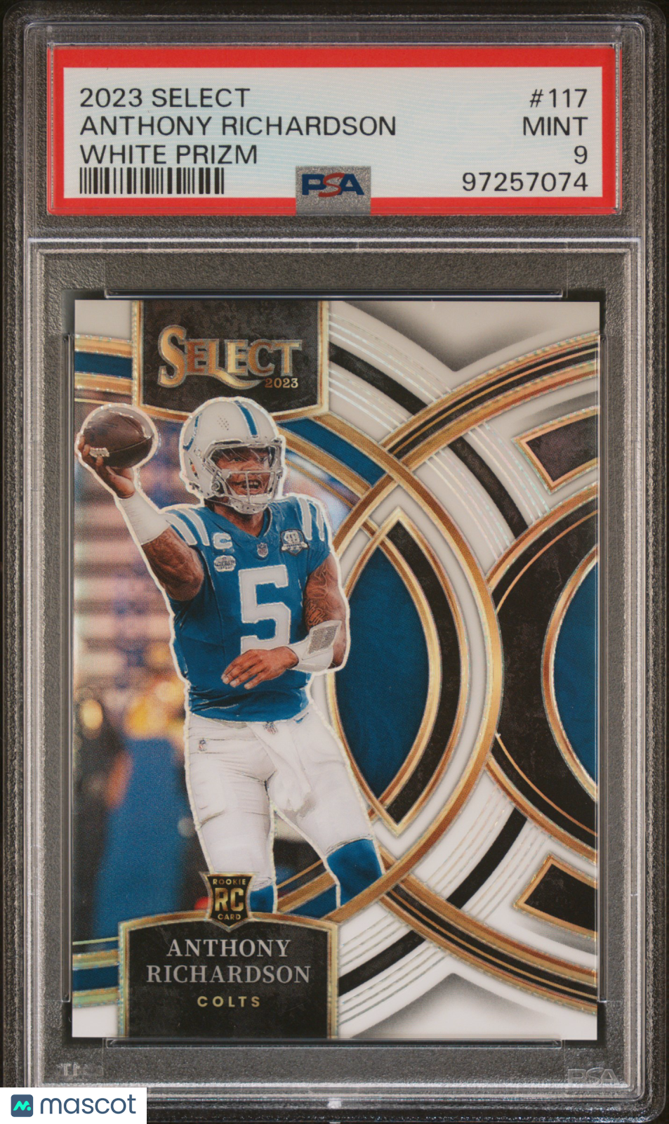 2023 Panini Select Anthony Richardson White Prizm PSA 9