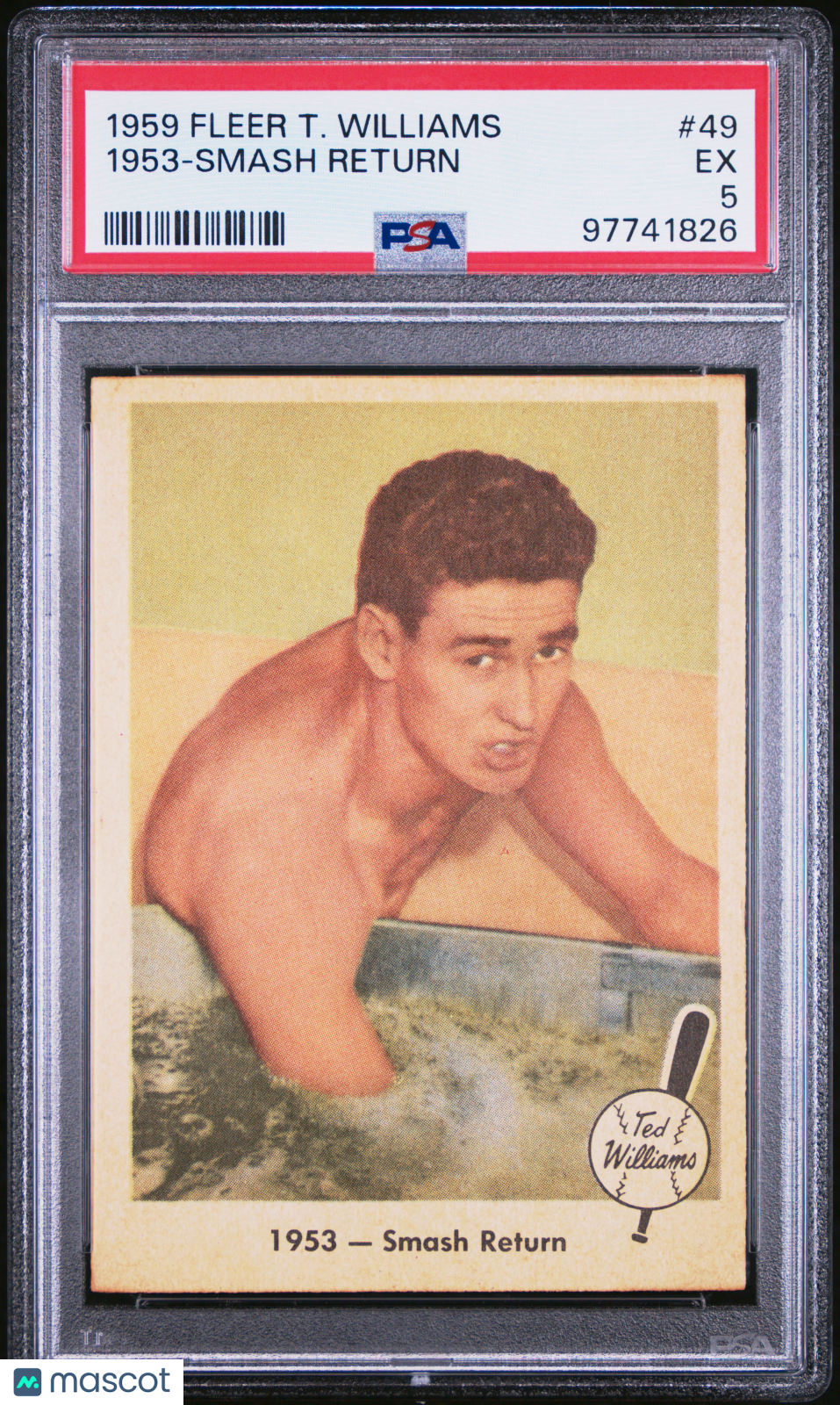 1959 Fleer Ted Williams 1953-Smash Return PSA 5 97741826