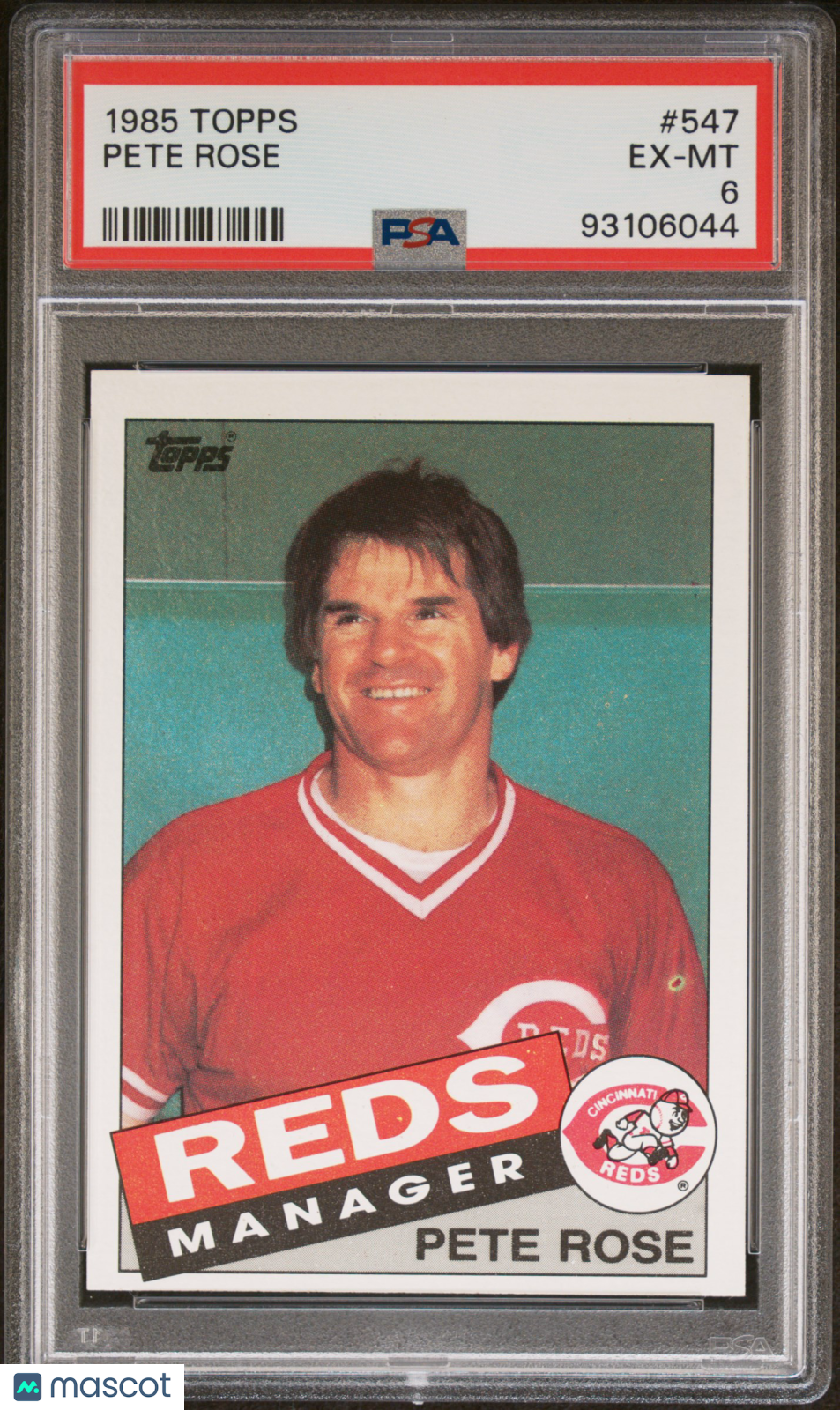 1985 Topps Pete Rose PSA 6