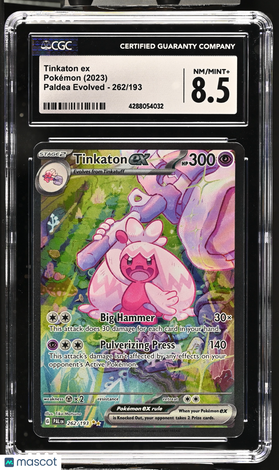 2023 Paldea Evolved - PAL EN Tinkaton ex CGC 8.5