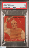 1933 Goudey #1 Benny Bengough PSA 1