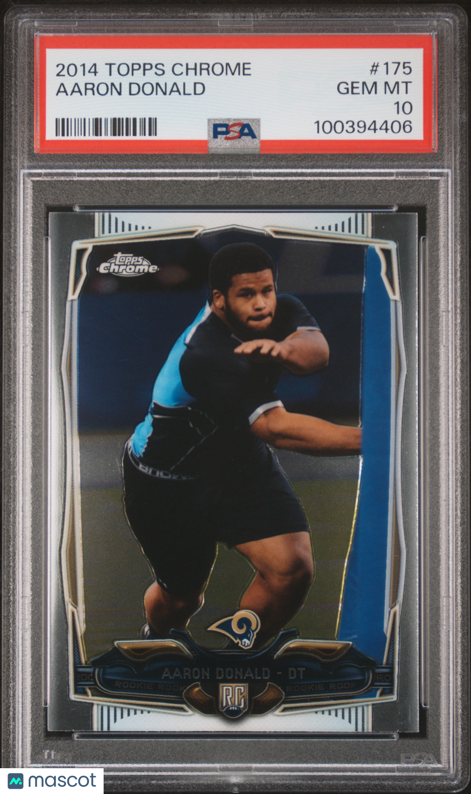 2014 Topps Chrome Aaron Donald PSA 10