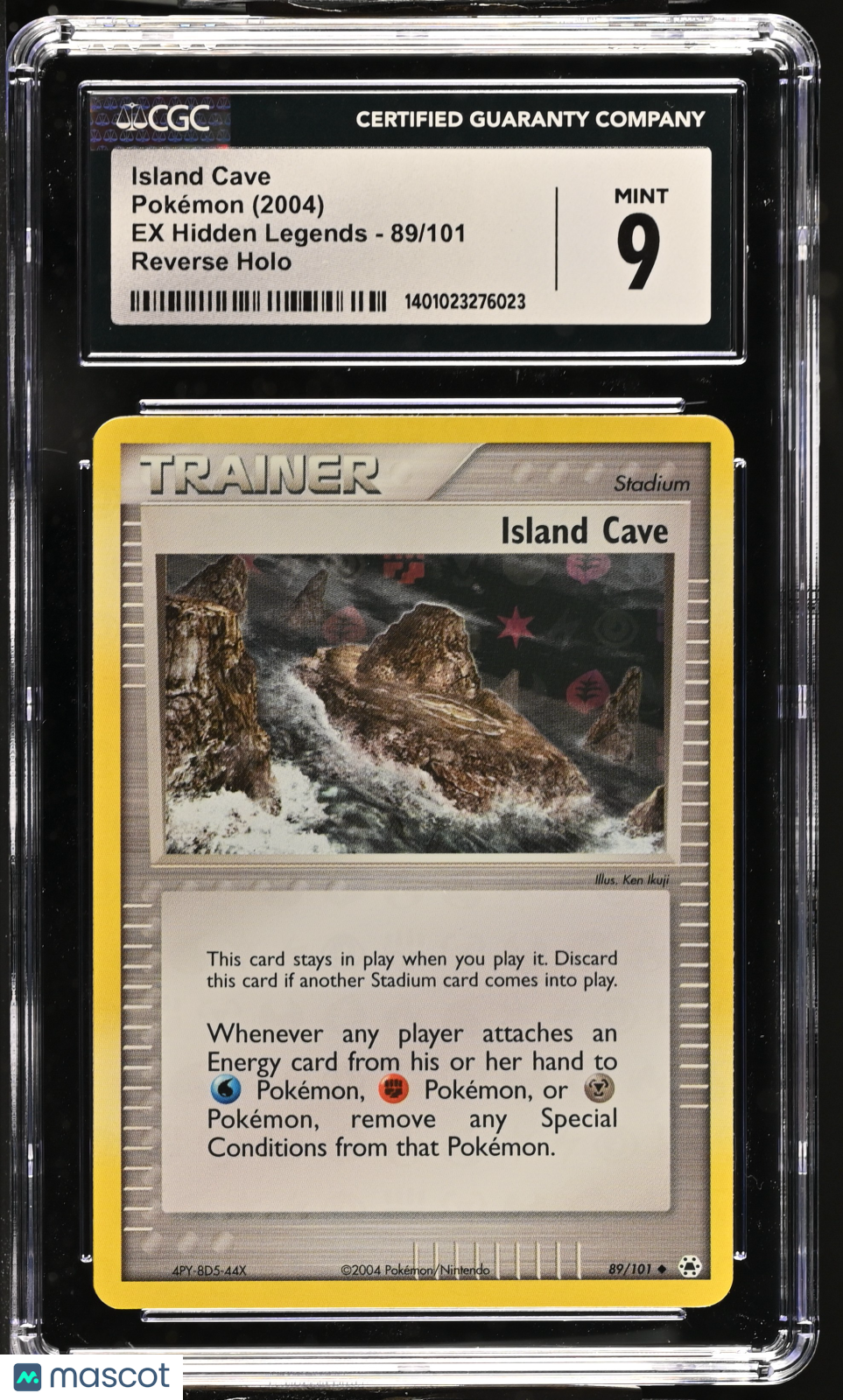 2004 EX Hidden Legends Island Cave CGC 9