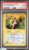 2003 Pokemon Skyridge Jolteon-Rev.Foil PSA 9