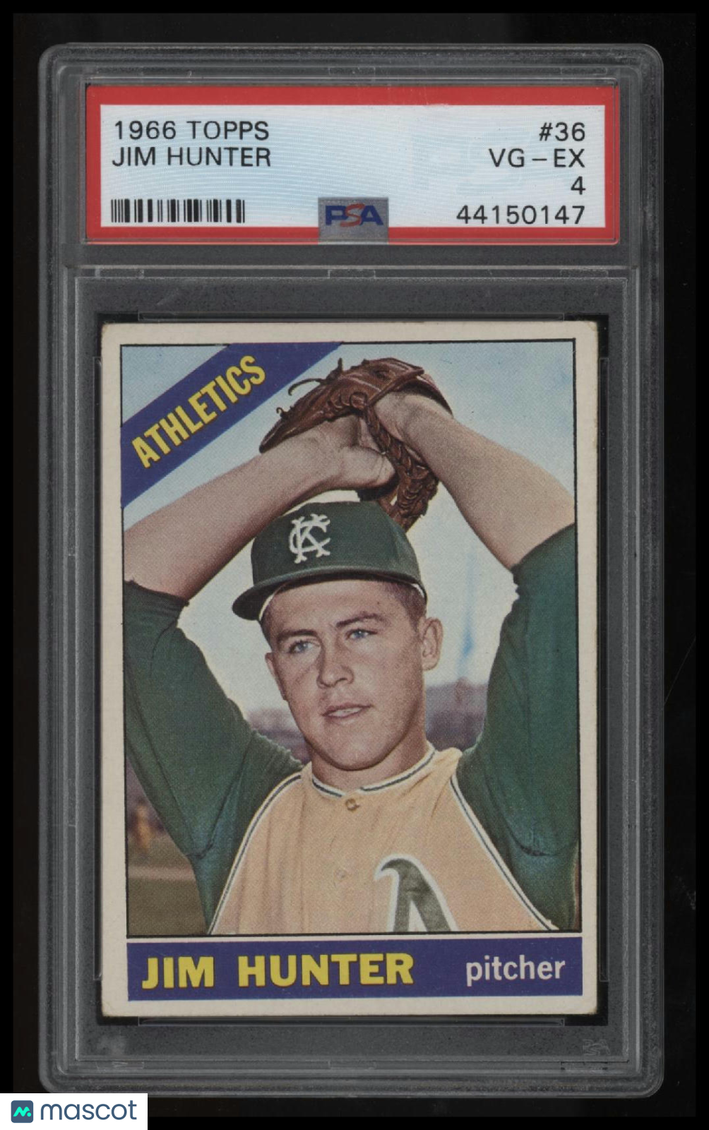 1966 Topps Jim Hunter PSA 4