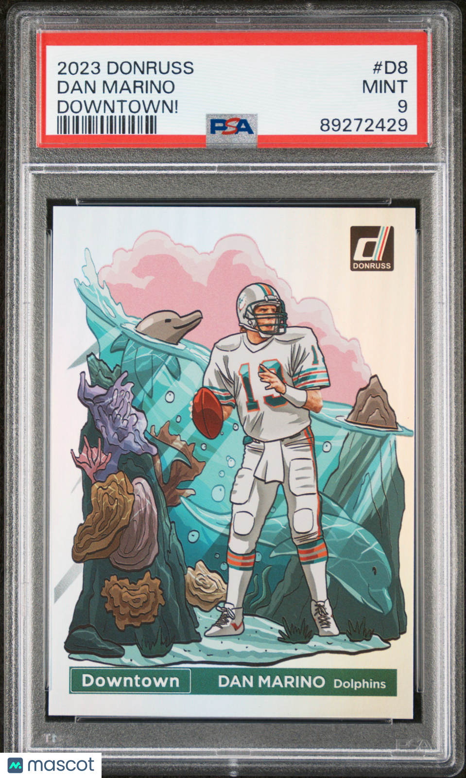 2023 Panini Donruss Downtown! Dan Marino PSA 9