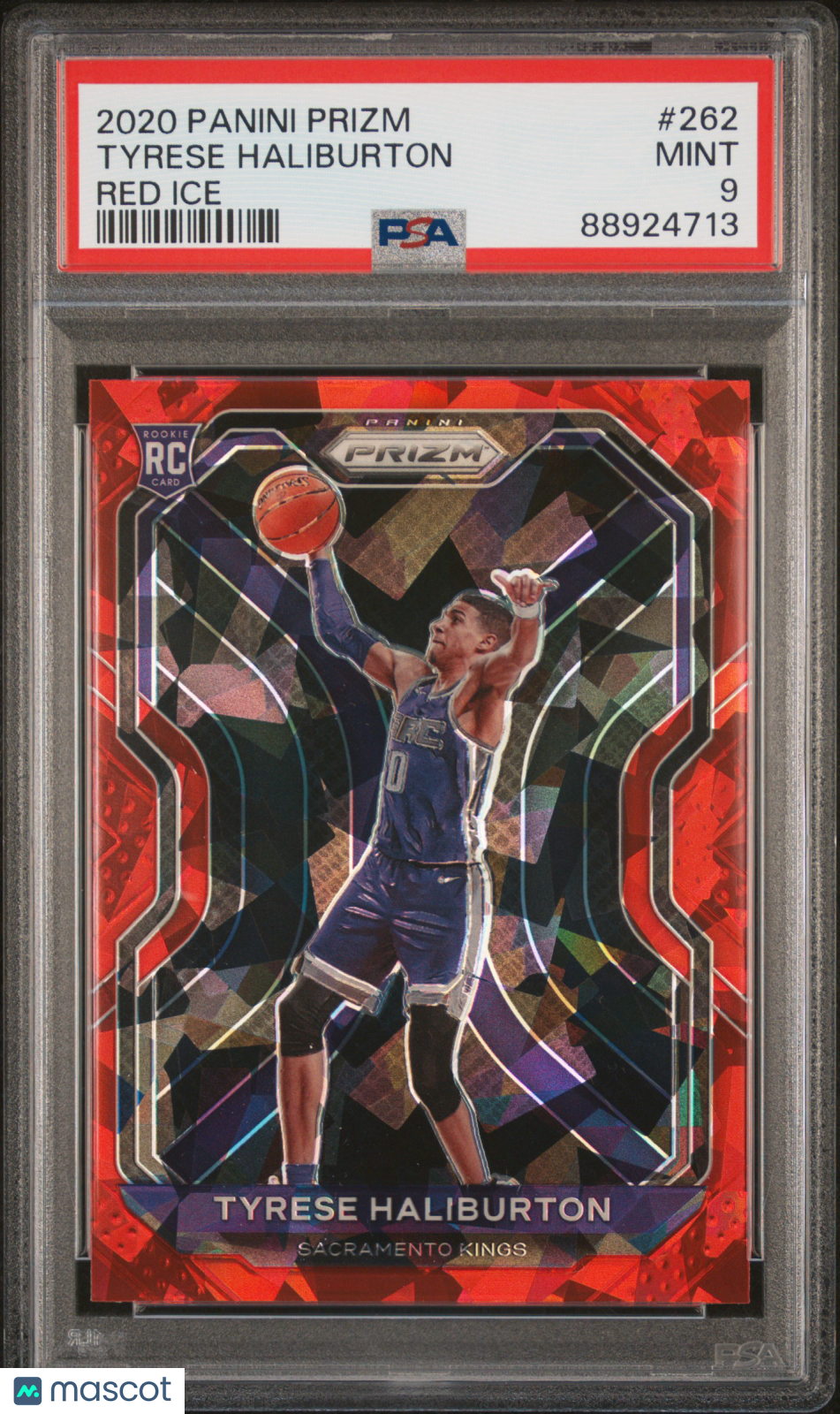 2020 Panini Prizm Tyrese Haliburton Red Ice PSA 9 88924713