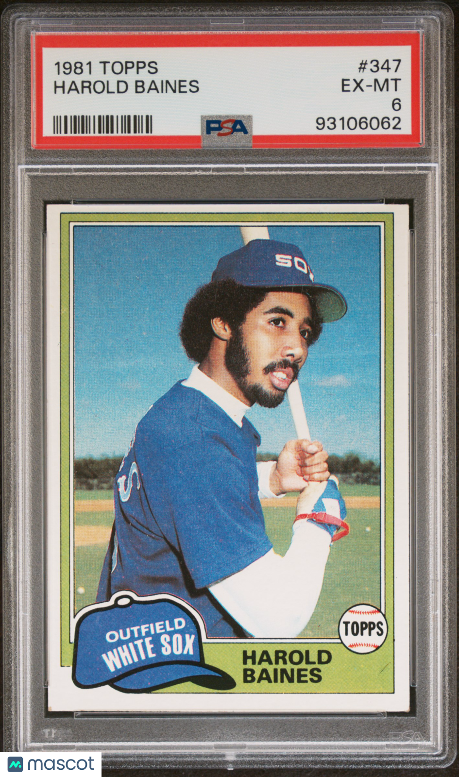 1981 Topps Harold Baines PSA 6