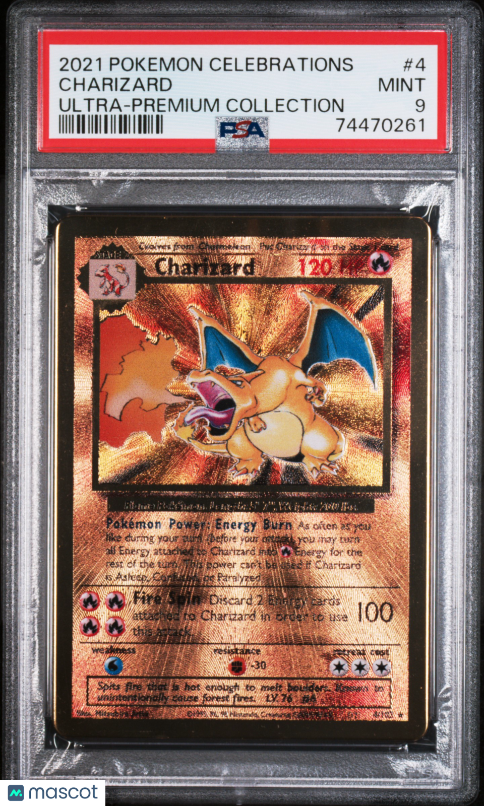 2021 Pokemon Celebrations Ultra-Premium Collection Charizard PSA 9 74470261