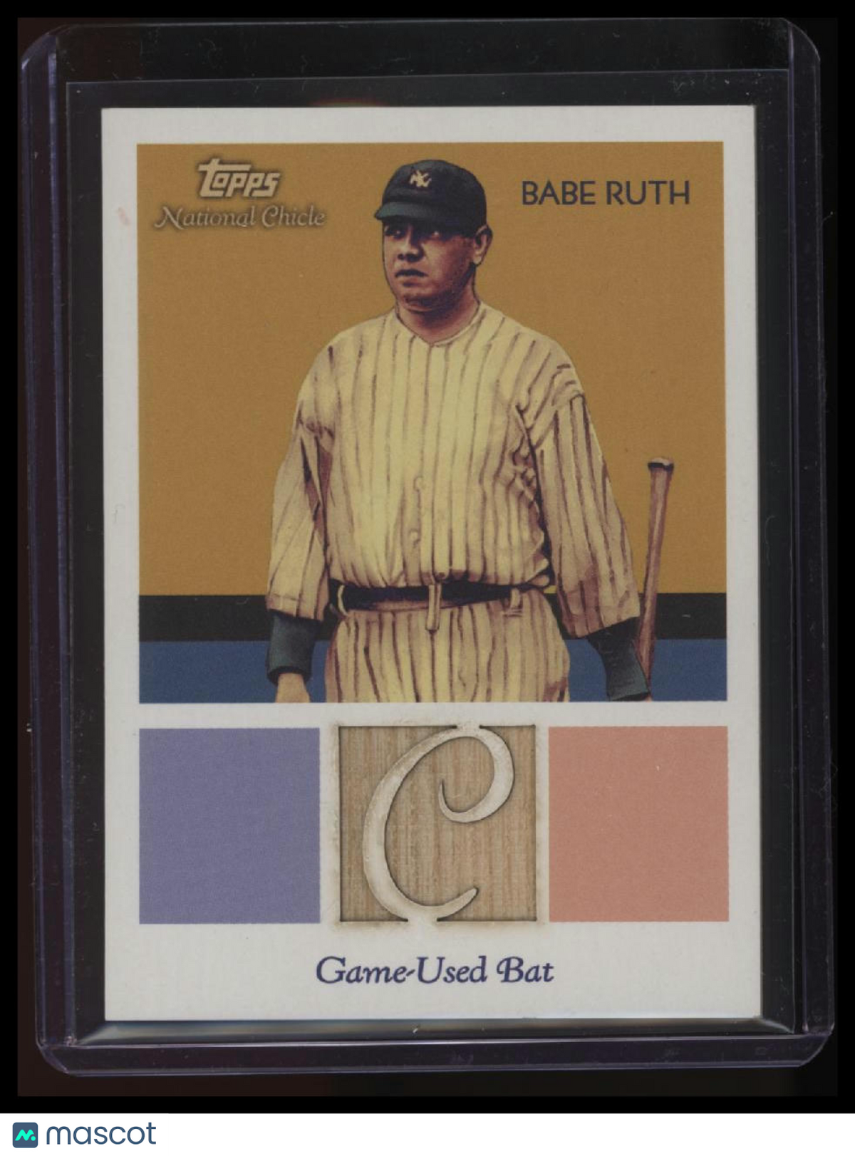 2010 Topps National Chicle Babe Ruth Relics