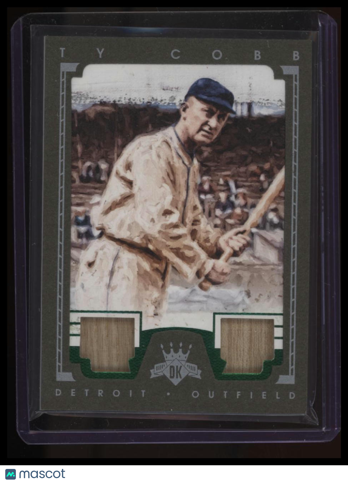 2016 Panini Diamond Kings Ty Cobb DK Framed Materials - Green #/5