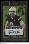 2022 Leaf Signature Series - Autographs Green Tyler Van Dyke